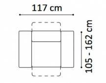 GALA COLLEZIONE_PLAZA_fOTEL Z BOKAMI; REGULOWANY ZAGŁÓWEK; FUNKCJA REALKS